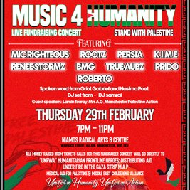 Music 4 Humanity - Stand With Palestine